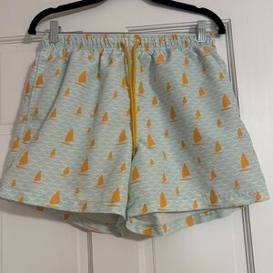 “Happy Hour” Sailboat Men’s Bathing suit 4 inch Men’s